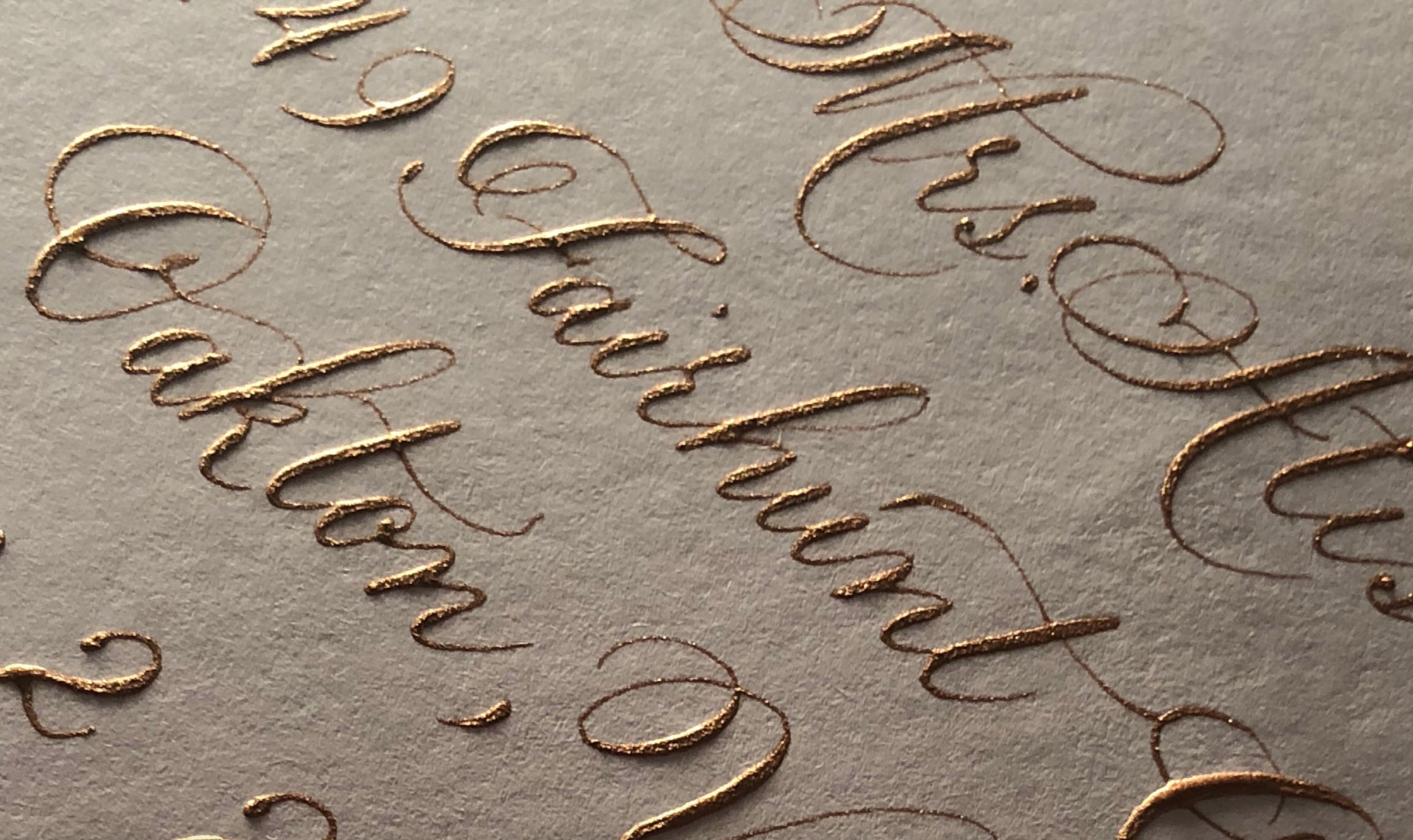 Calligraphy Seating Charts vs Printed Ones