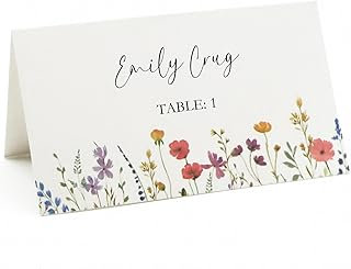 Place Cards and Table Numbers