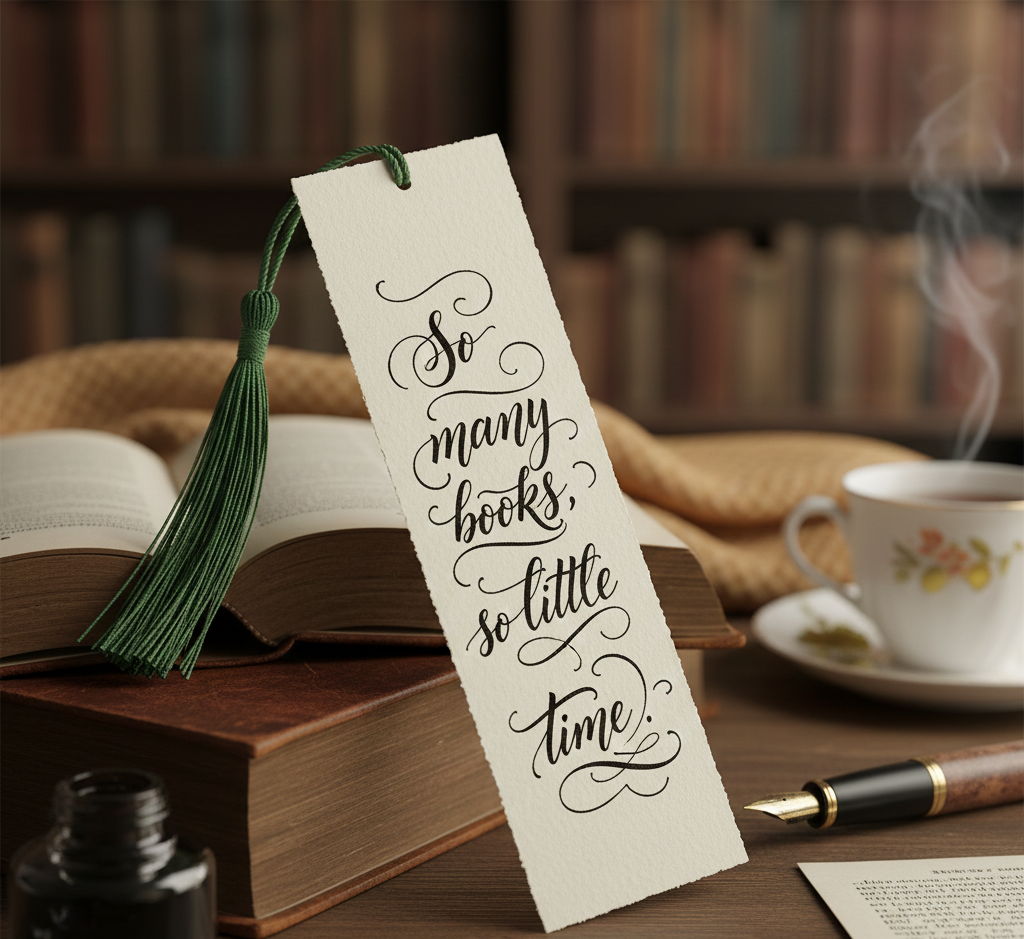 Calligraphy Bookmark gift ideas by Carla Schall