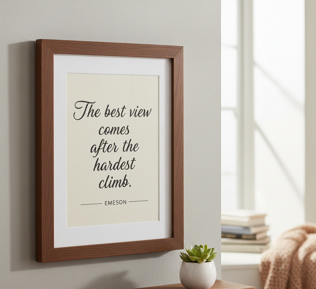 Framed Quote Art Ideas by Carla Schall