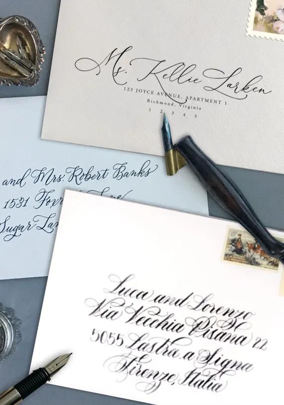 Handwritten Calligraphy Note by Carla Schall