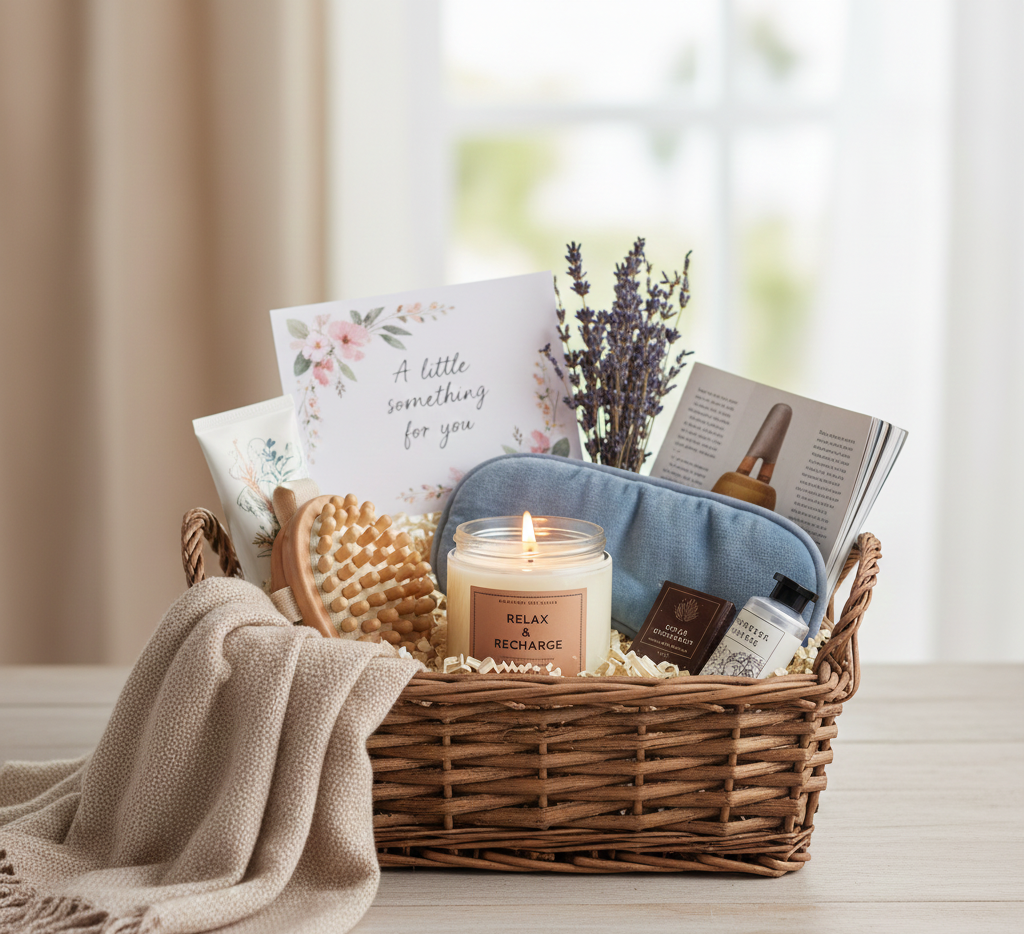 Self-Care Basket Gift Ideas By Carla Schall