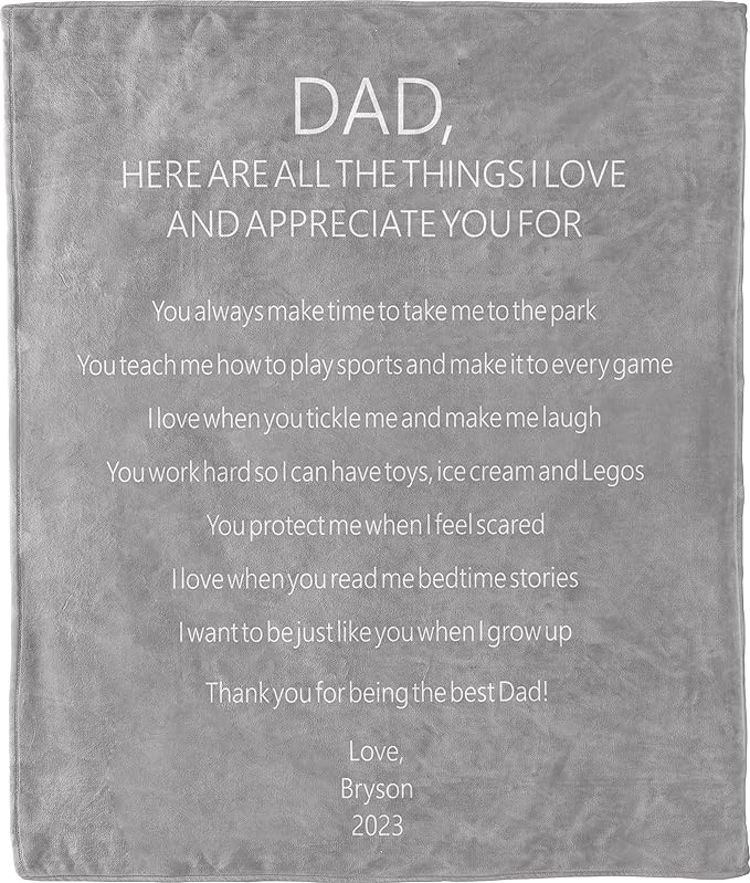 Personalized Blanket for gifts