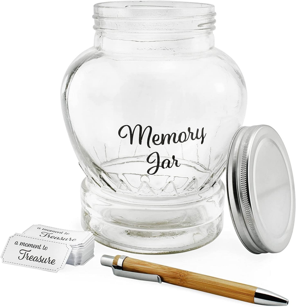 Darware Clear Glass Memory Jar