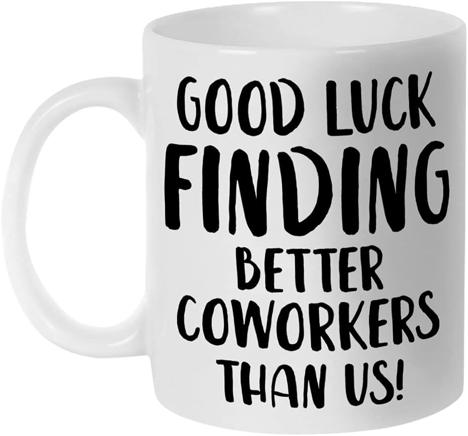 funny farewell coffee mug
