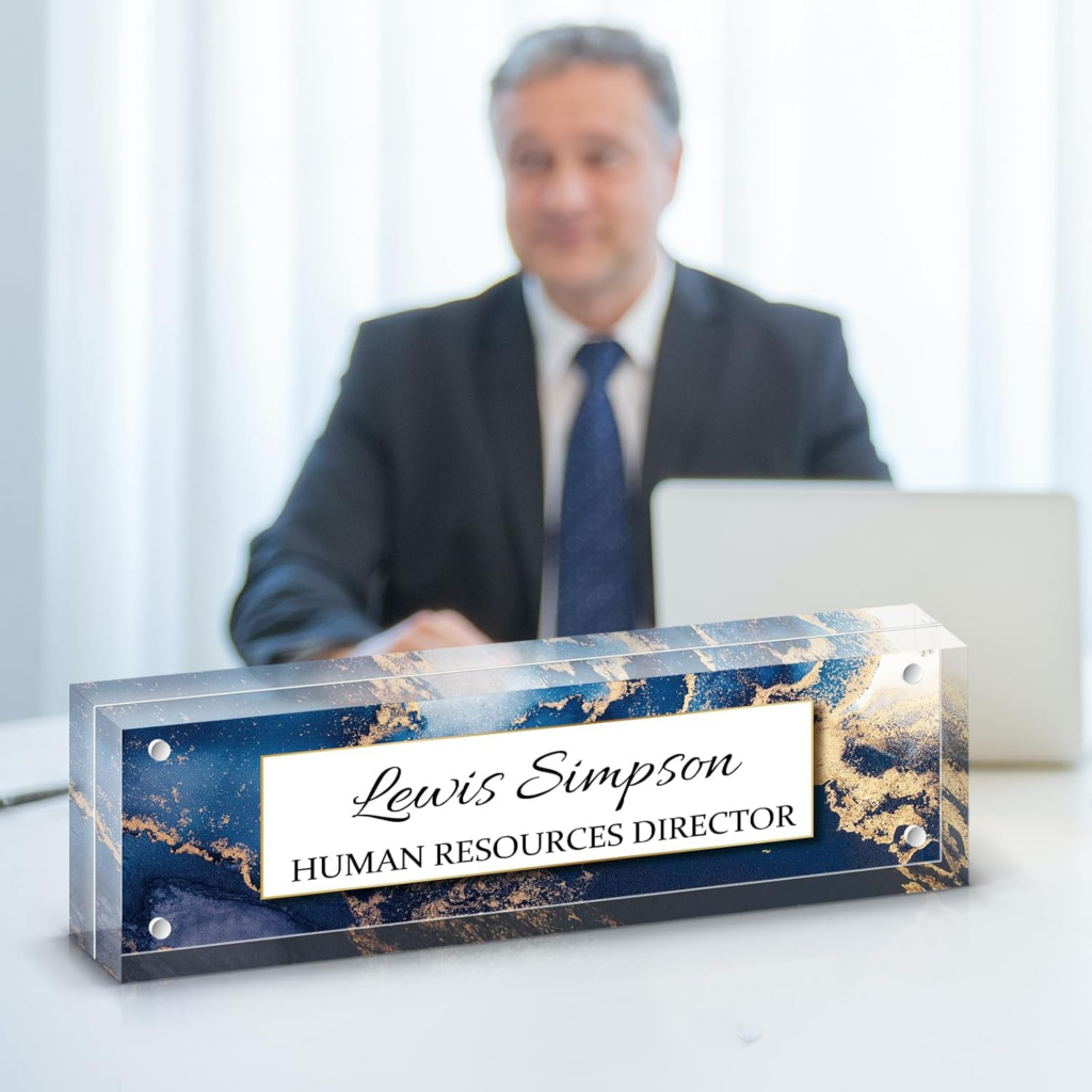 Desk Name Plate Gift Ideas By Carla Schall