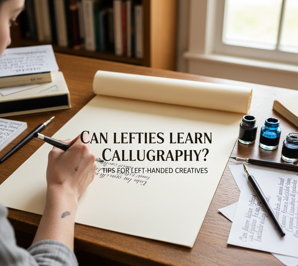 Can Lefties Learn Calligraphy Tips for Left-Handed Creatives
