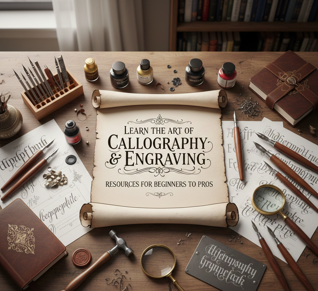 Learn the Art of Calligraphy & Engraving: Resources for Beginners to Pros (CORE)