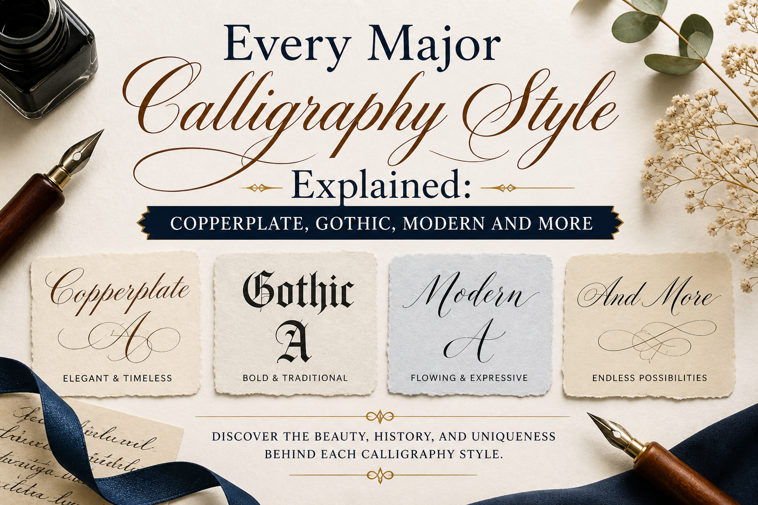 Every Major Calligraphy Style Explained