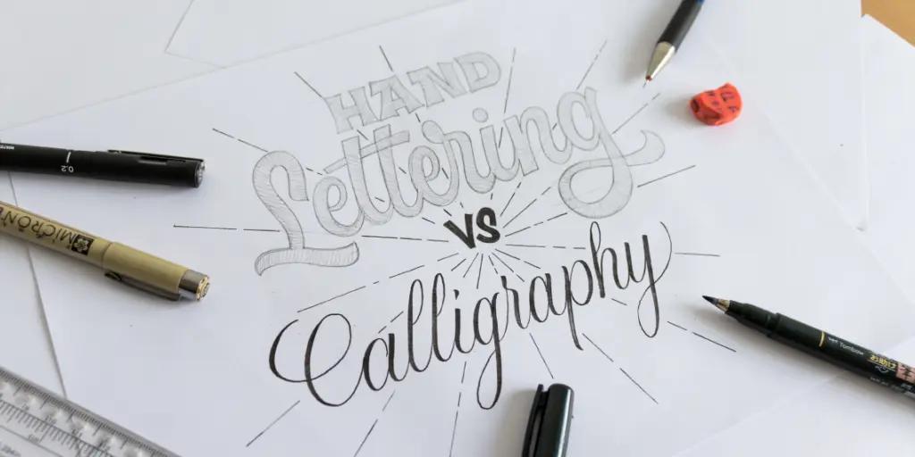 Calligraphy Fonts vs Hand-Lettering: Can You Use Both?