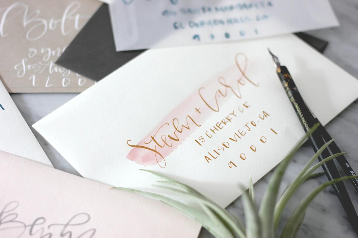 How to Address Envelopes with Calligraphy