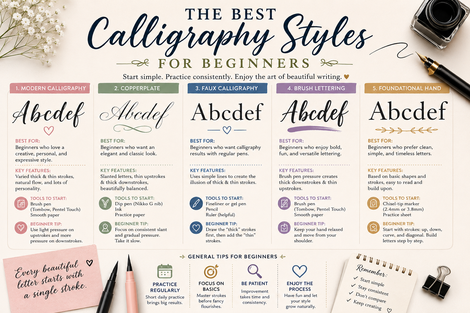 Best Calligraphy Style for Beginners